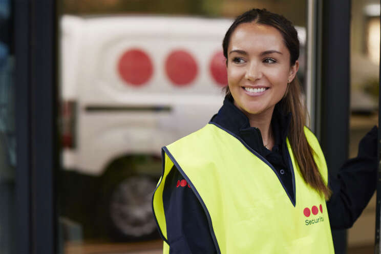 Securitas employee on site